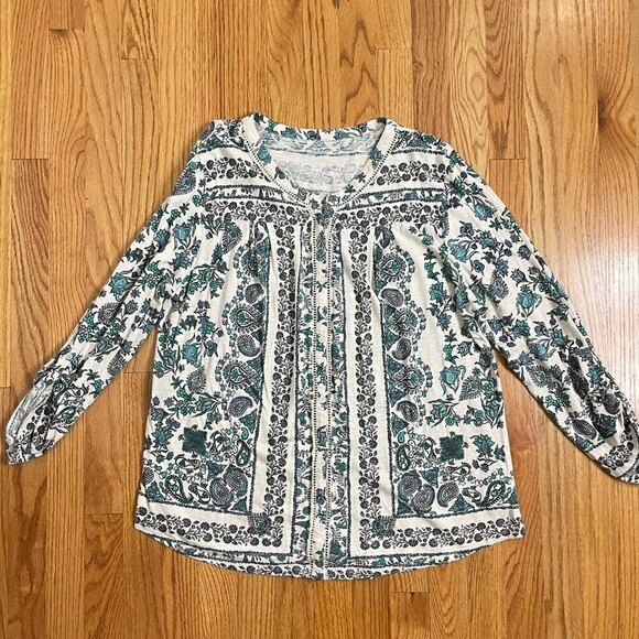 Boho paisley floral top - Picture 10 of 12